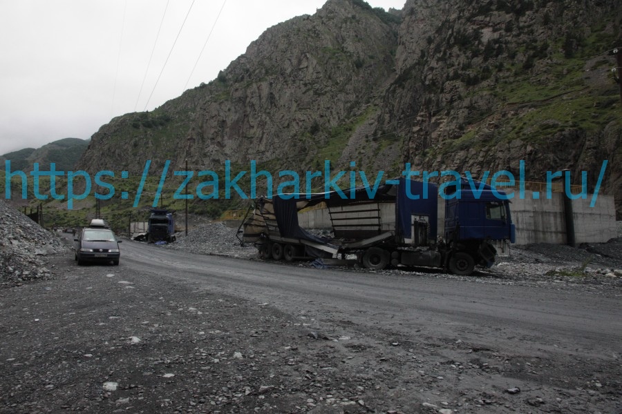 фотографии последствия сельдя на военно грузинской дороге