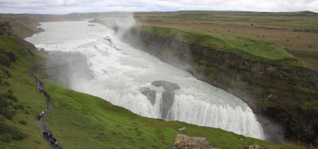 Поездка в Исландию водопад Гюдльфосс