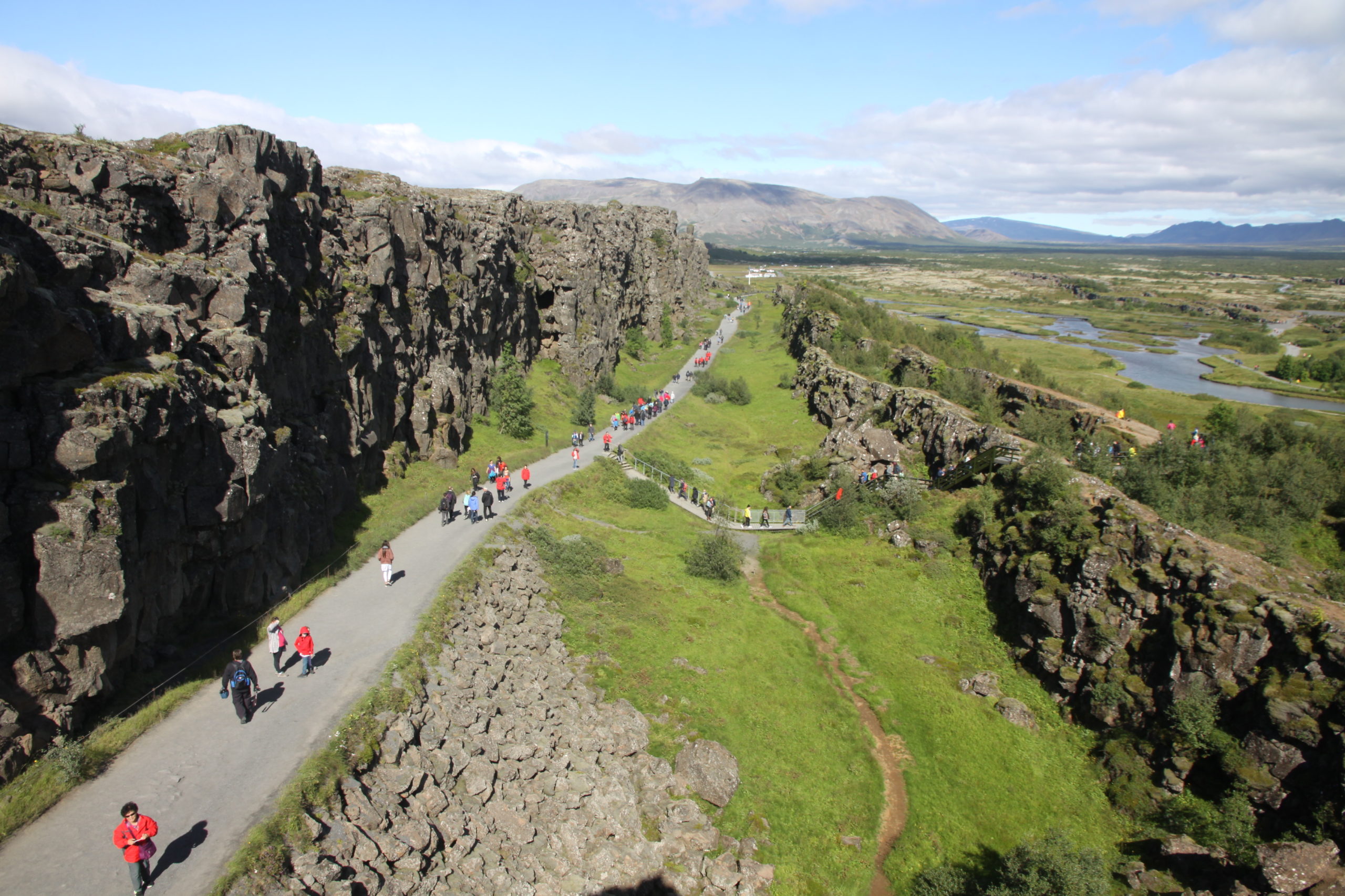 Поездка в Исландию - долина Тингвеллир