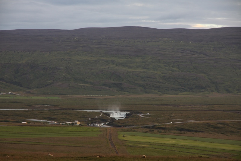 водопад годафосс исландия панорама