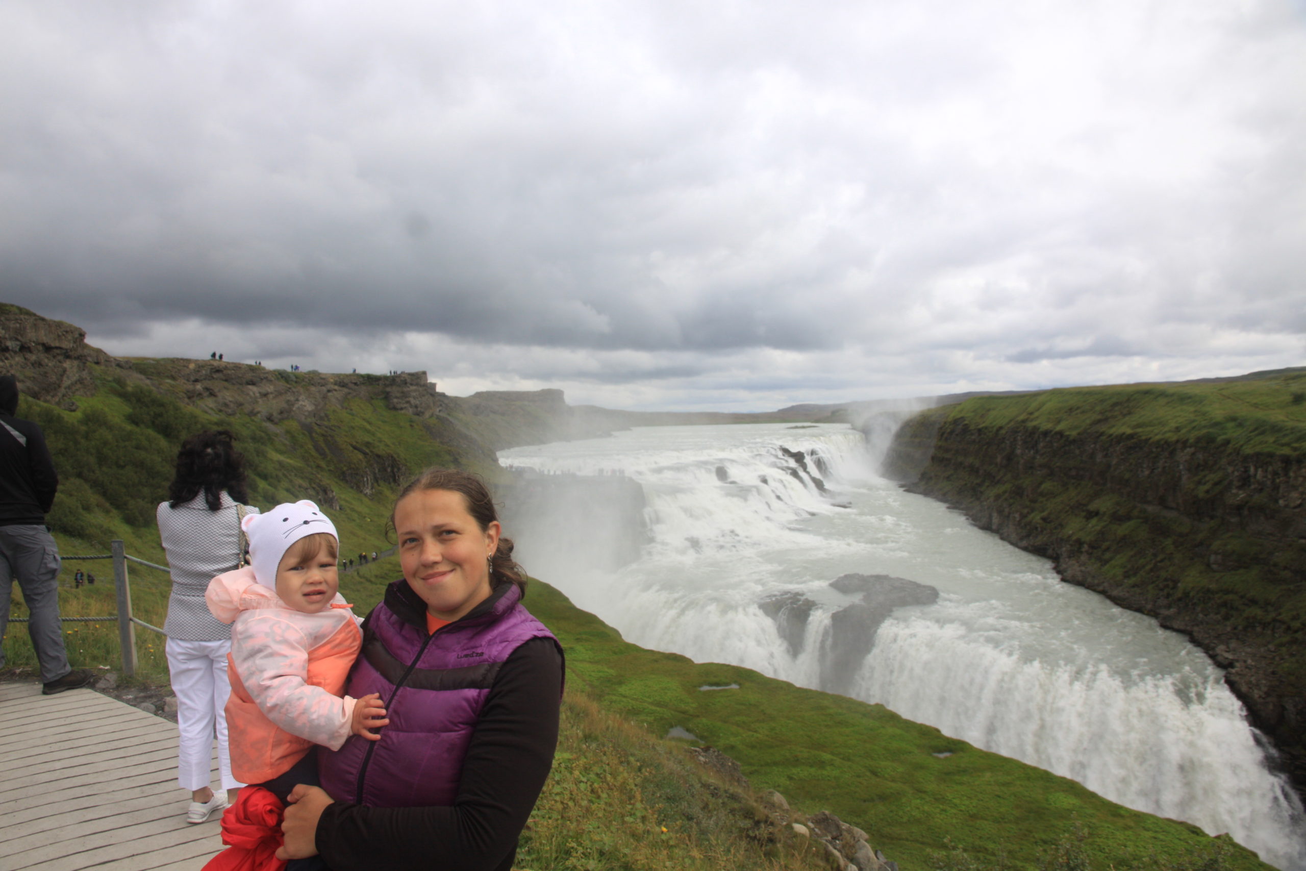 водопад гюдльфосс исландия