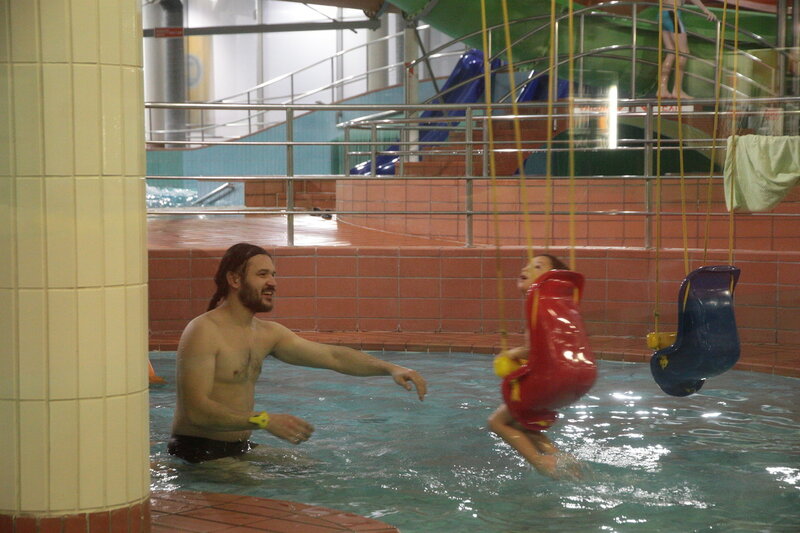Качели в аквапарке Тарту для детей