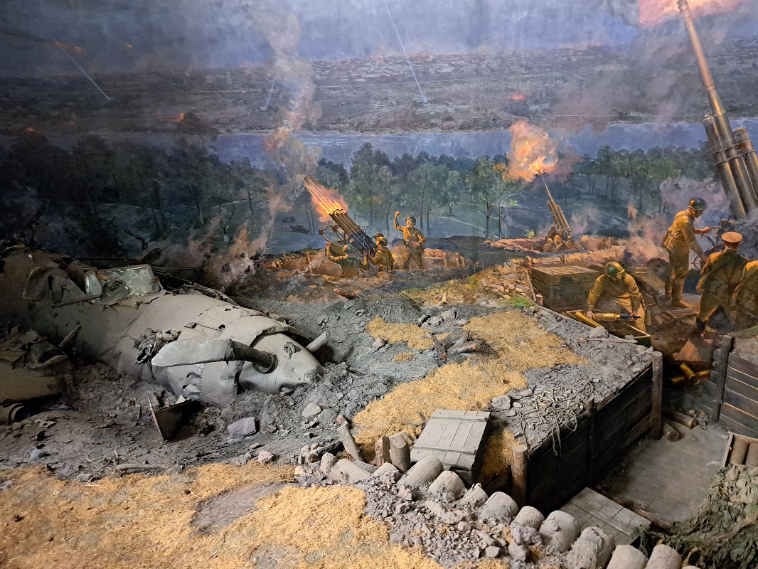 Диорама защиты неба над Москвой в музеи ПВО Заря