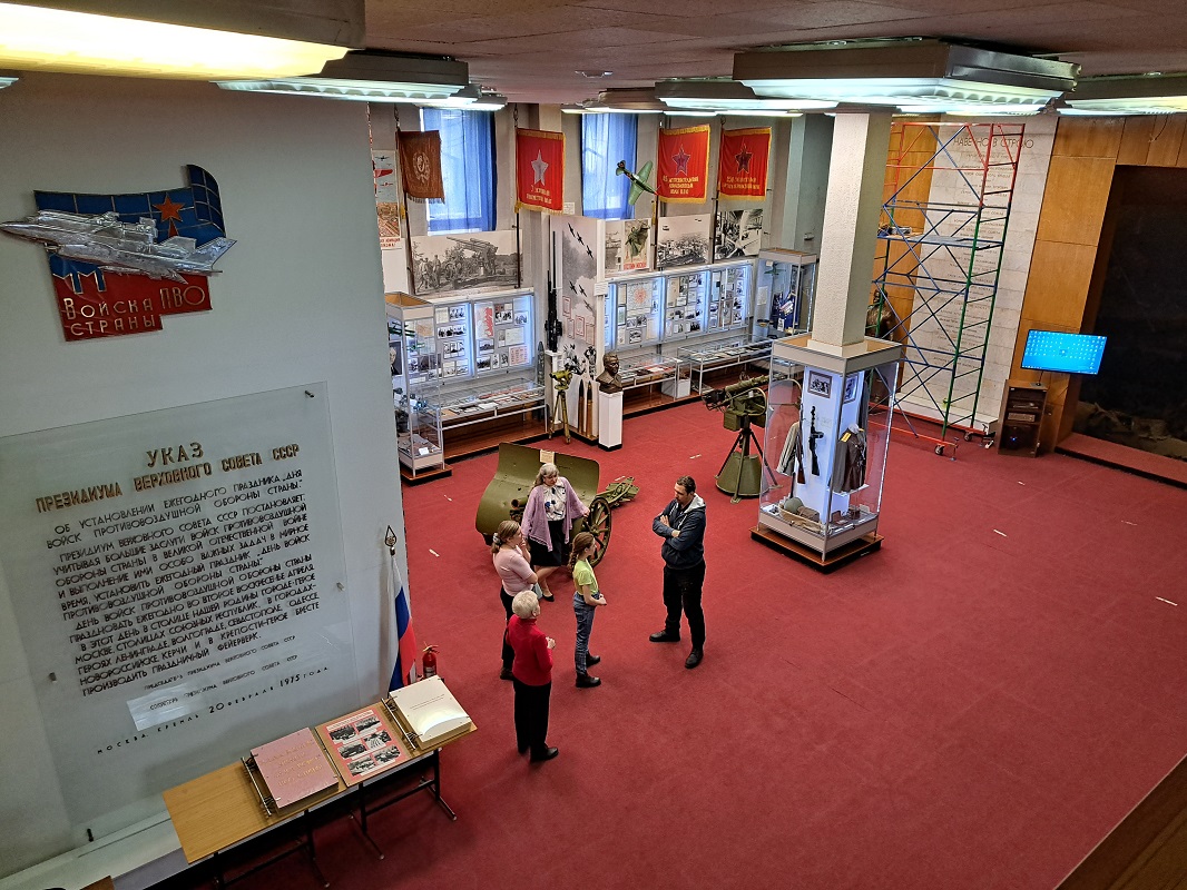 Первый зал музея ПВО в Подмосковье