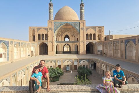 Кашан (Иран) - мечеть Ага Бозорг