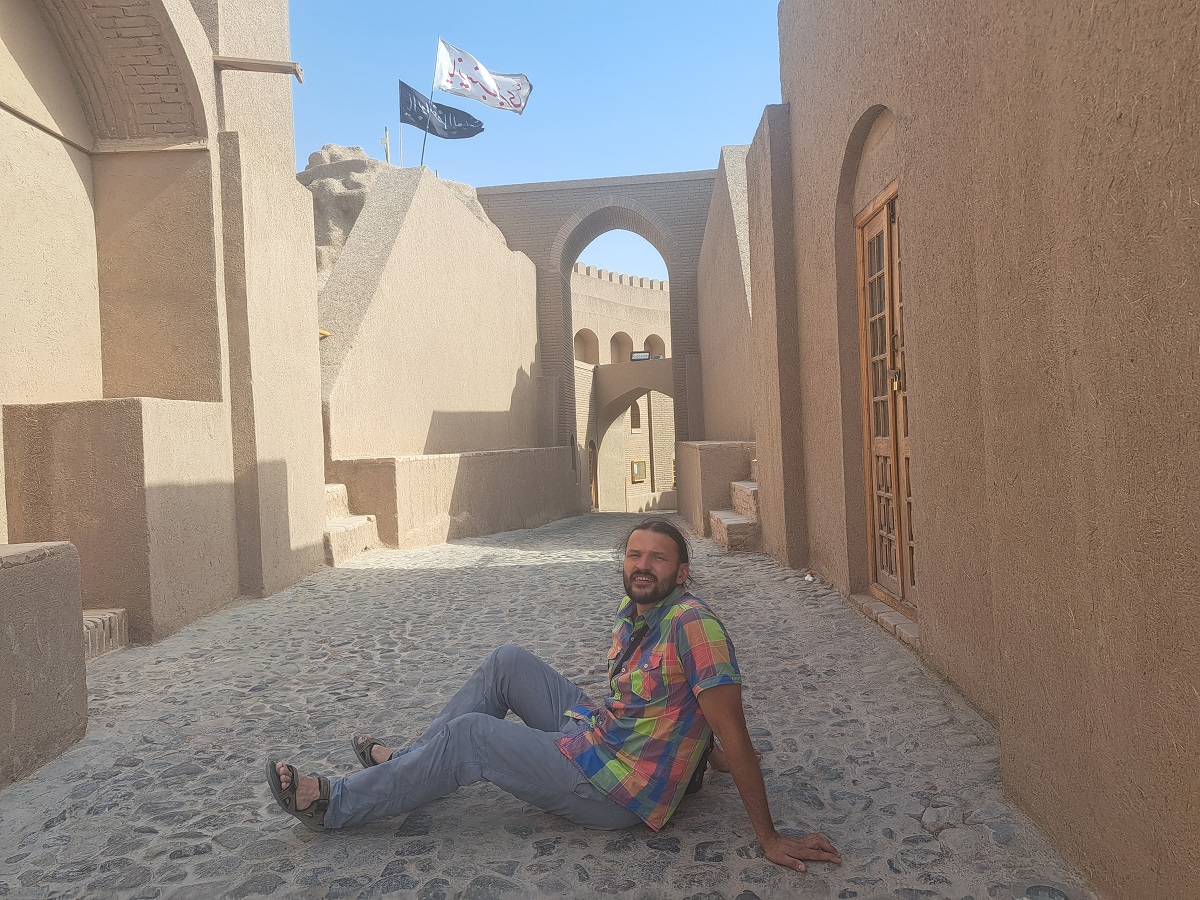 Внутри крепости Бам в Иране